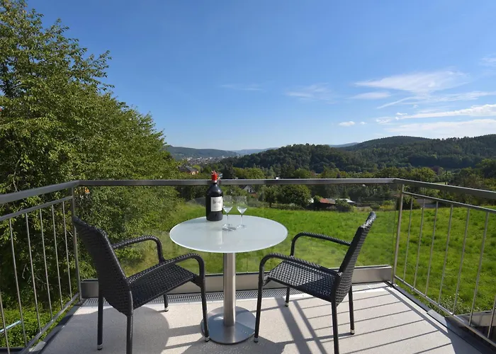 Lägenhet Studioappartment Saaleblick